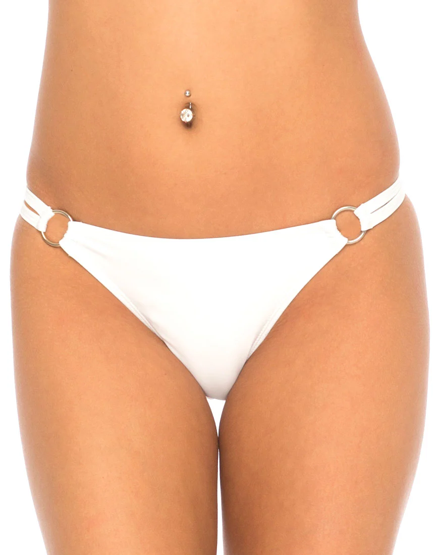 Pavlona Bikini Bottoms in White - Image 3