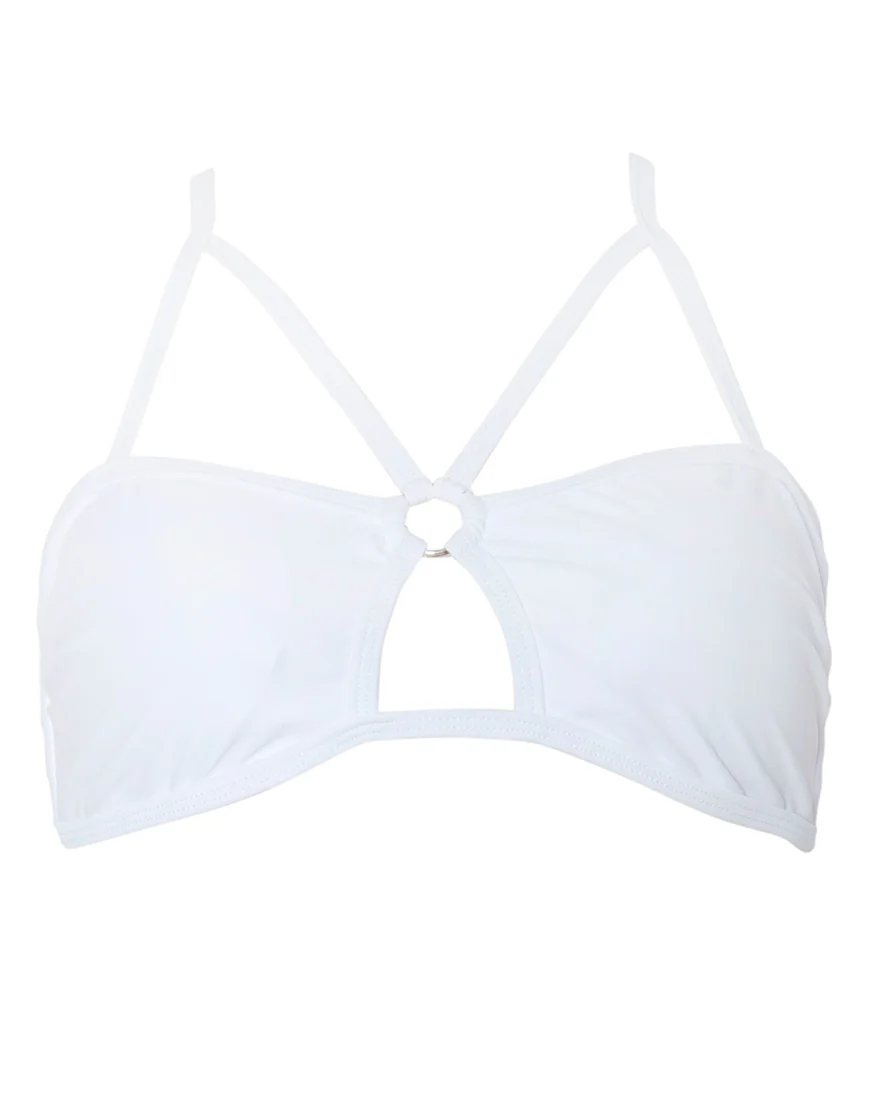 Pavlona Bikini Top in White - Image 5