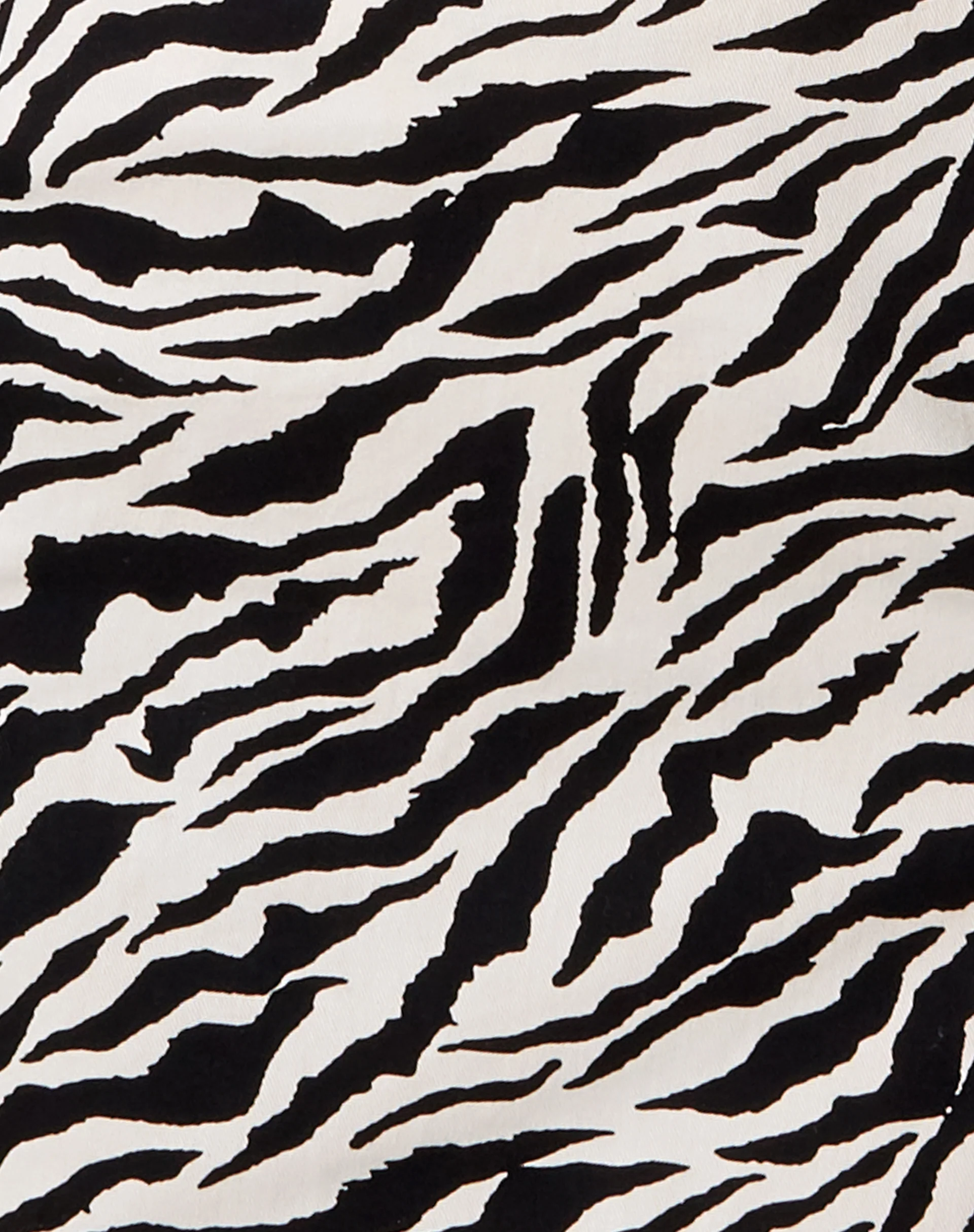 Pelmet Mini Skirt in 90's Zebra - Image 5