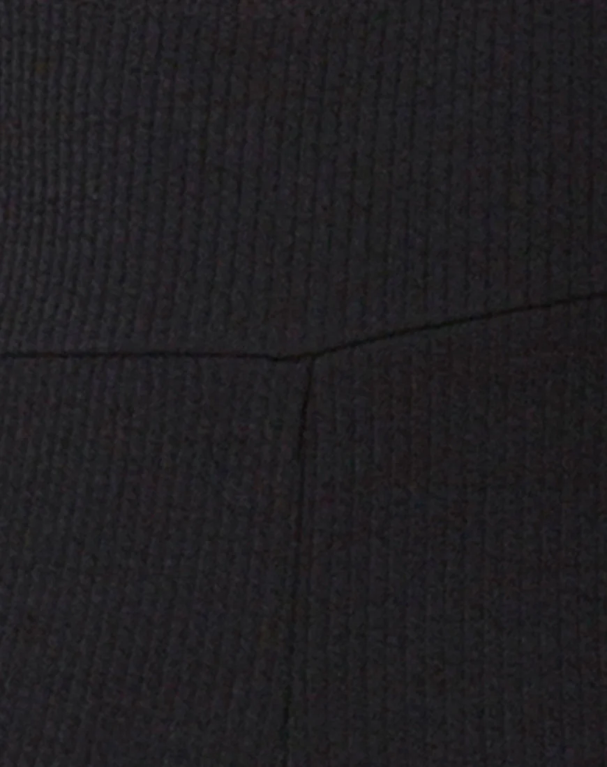 Penold Unitard in Black with Silver Hook - Image 5