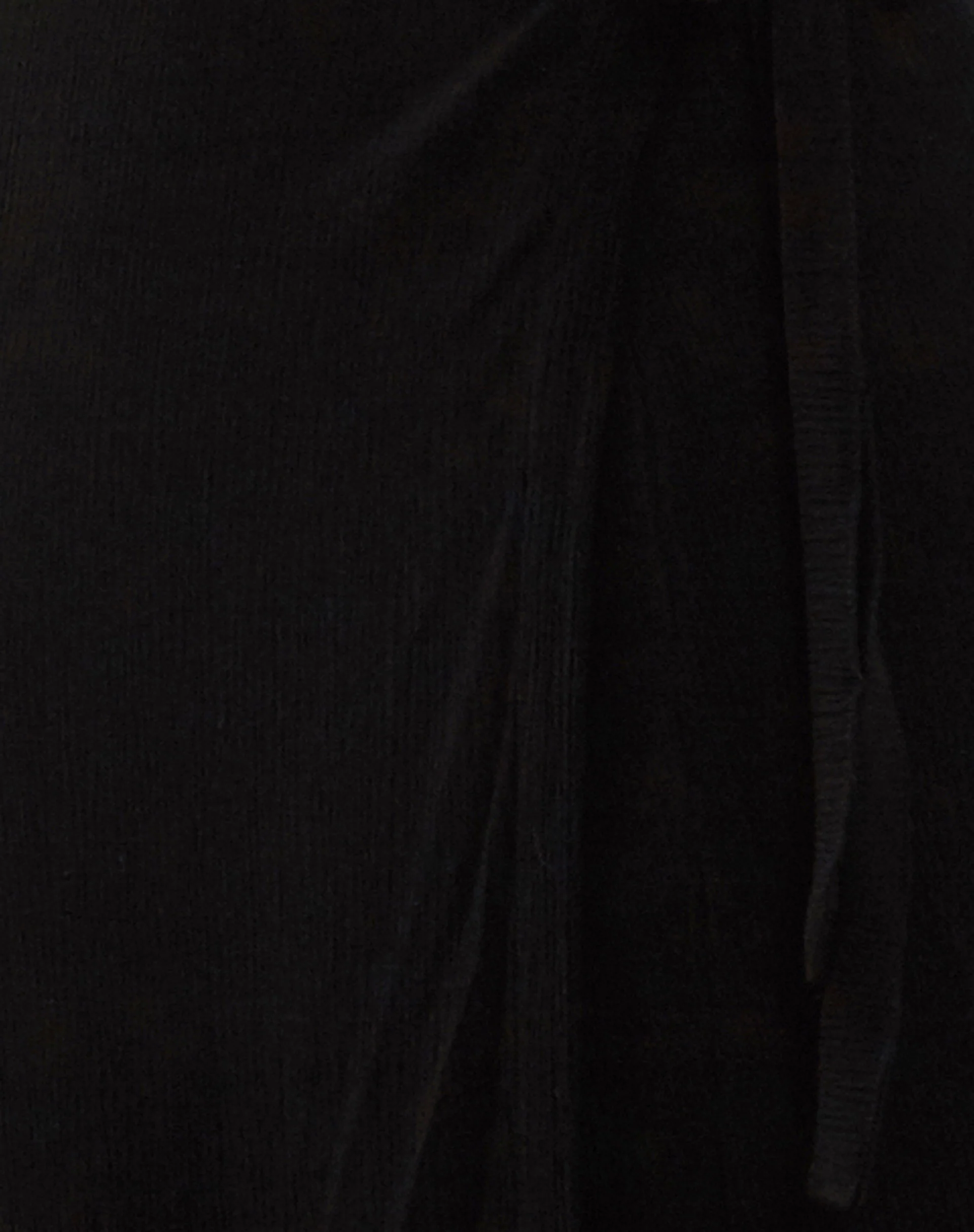 Peria Maxi Wrap Skirt in Black Crinkle - Image 5