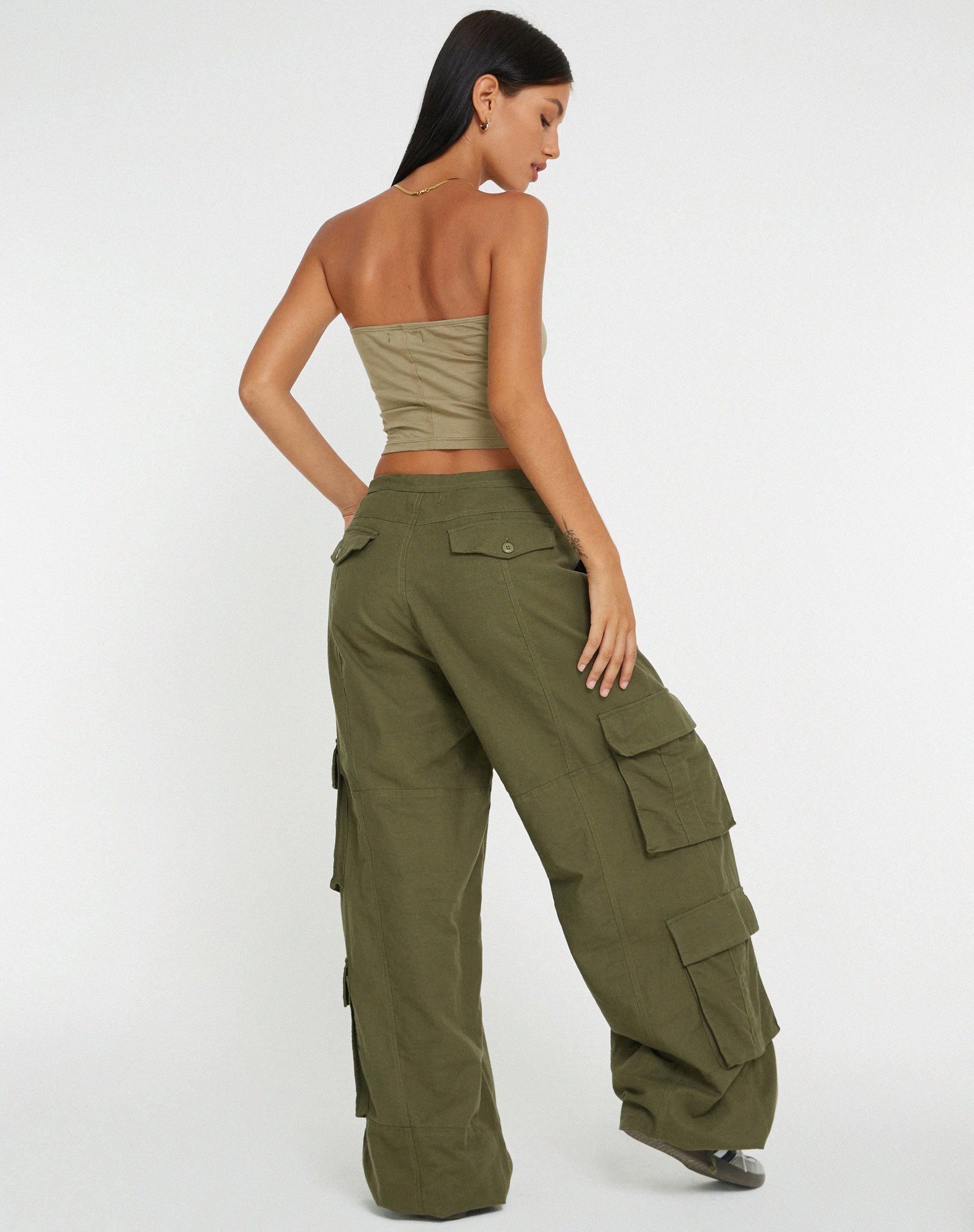Philia Trouser in Loden Green - Image 3