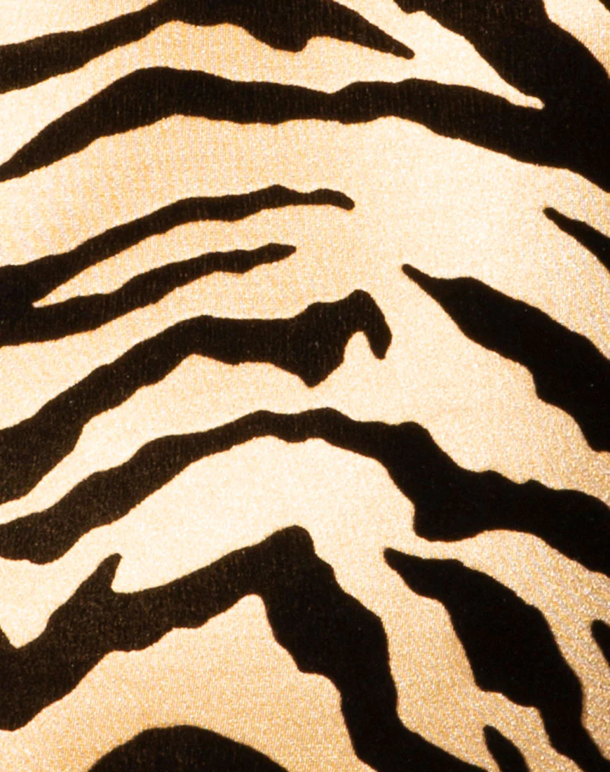 Prapa Top in Tiger Gold - Image 5