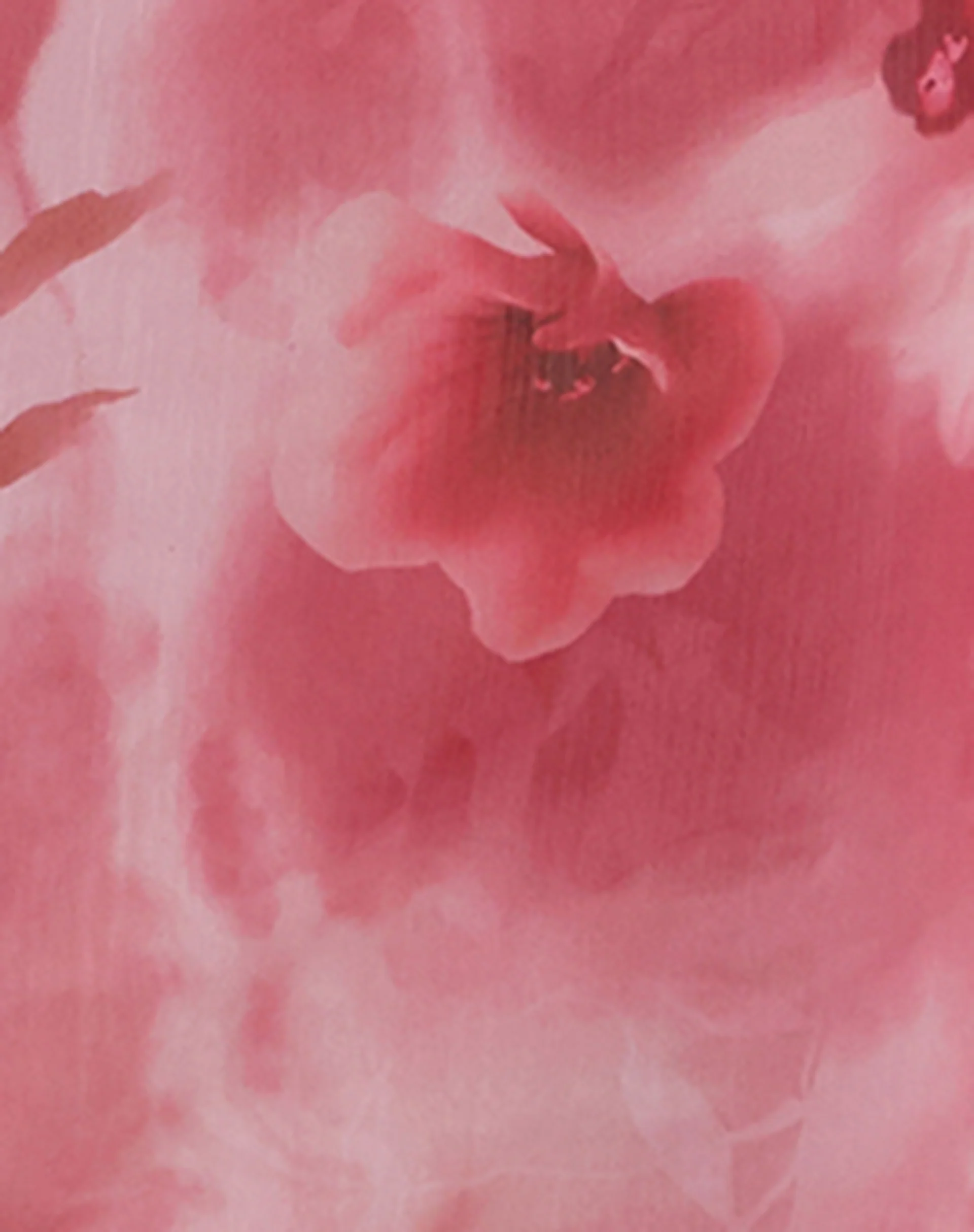 Preston Midi Dress in Watercolour Floral Pink - Image 6