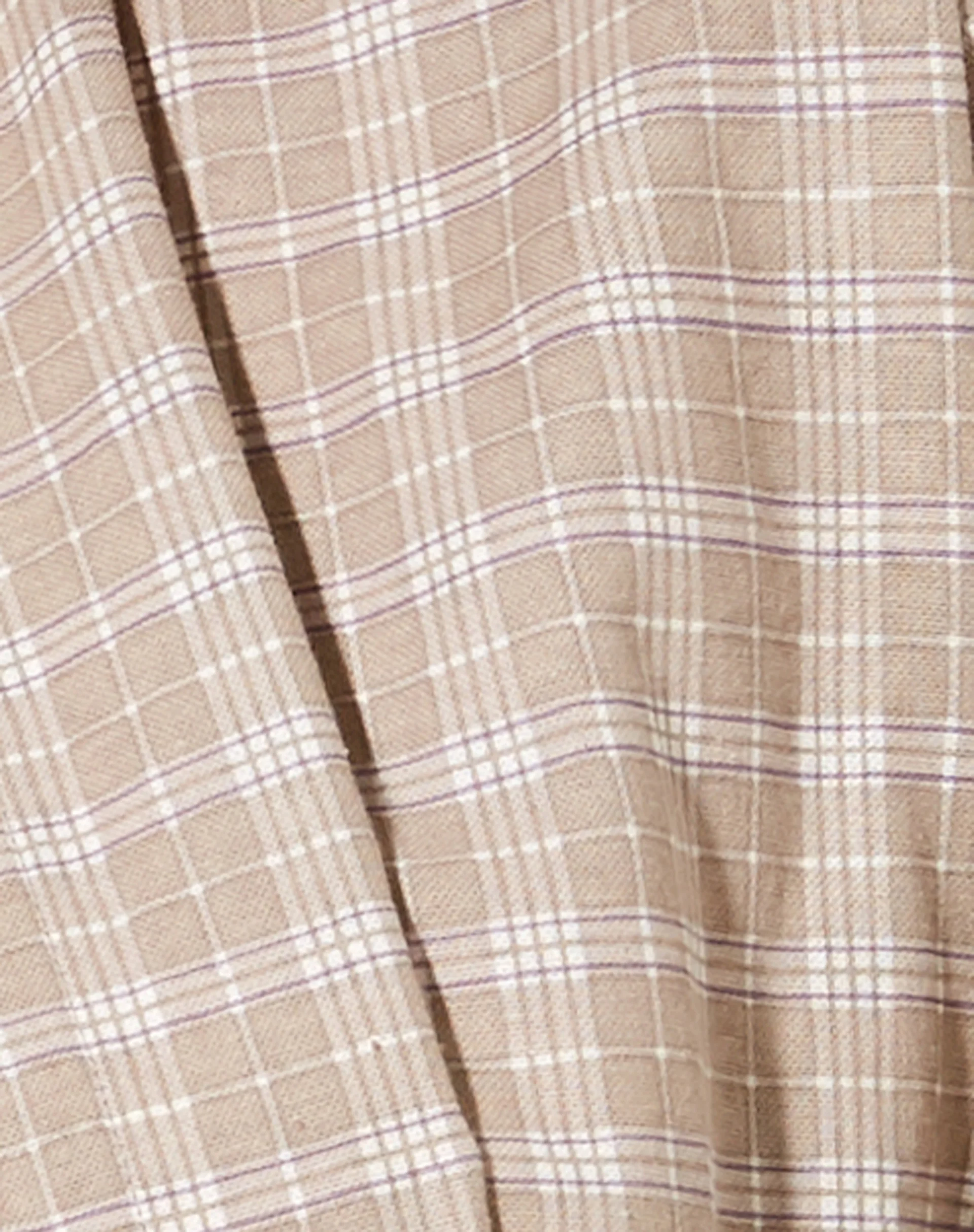 Pride Shirt in Taupe Check - Image 6