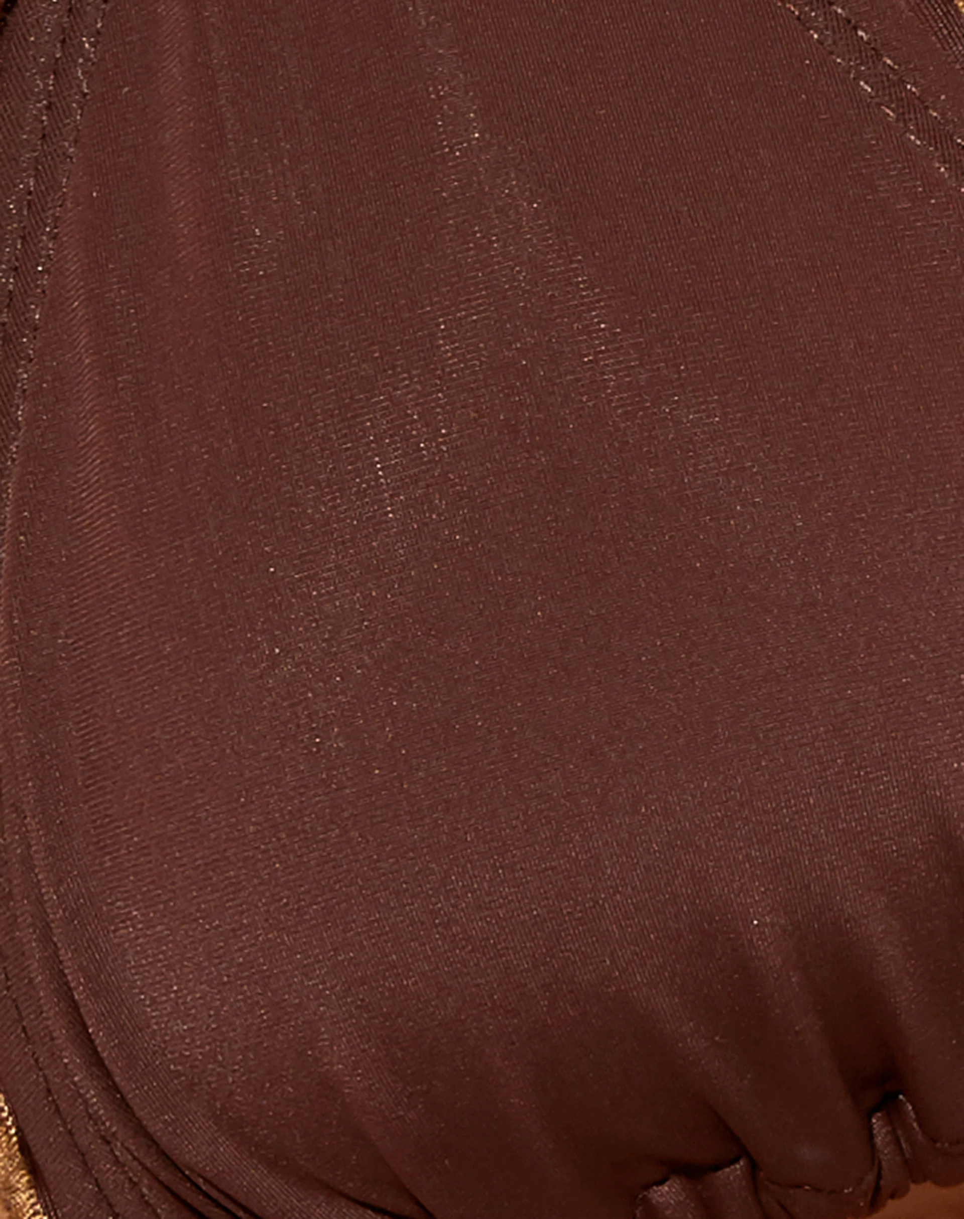 Pumy Triangle Bikini Top in Choco Brown - Image 7