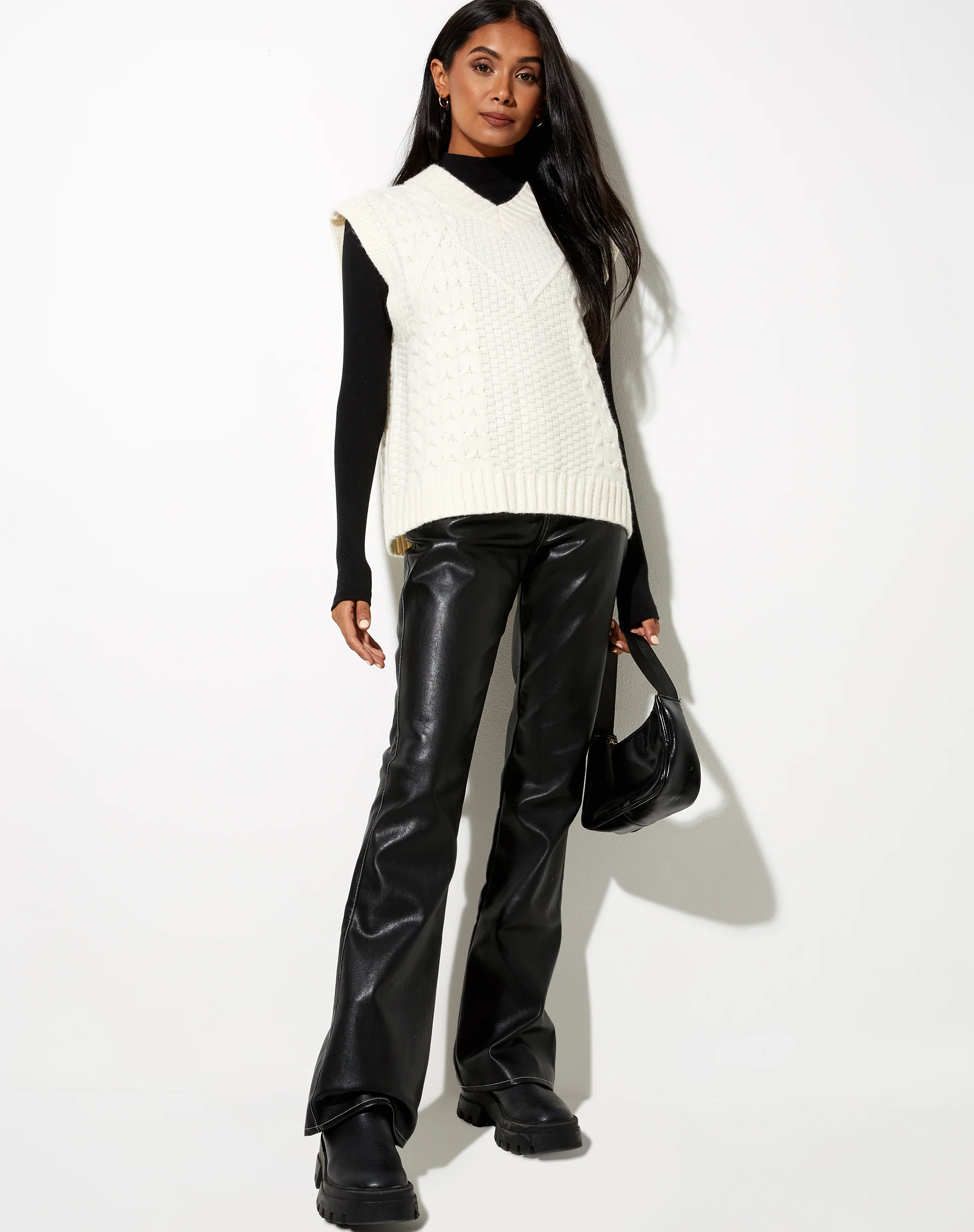 Qinna Vest in Ivory - Image 4