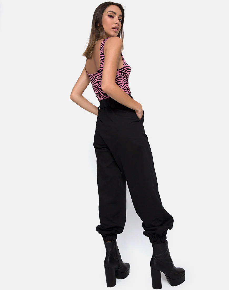 Quanti Bodice in Zip's Zebra Pink - Image 4