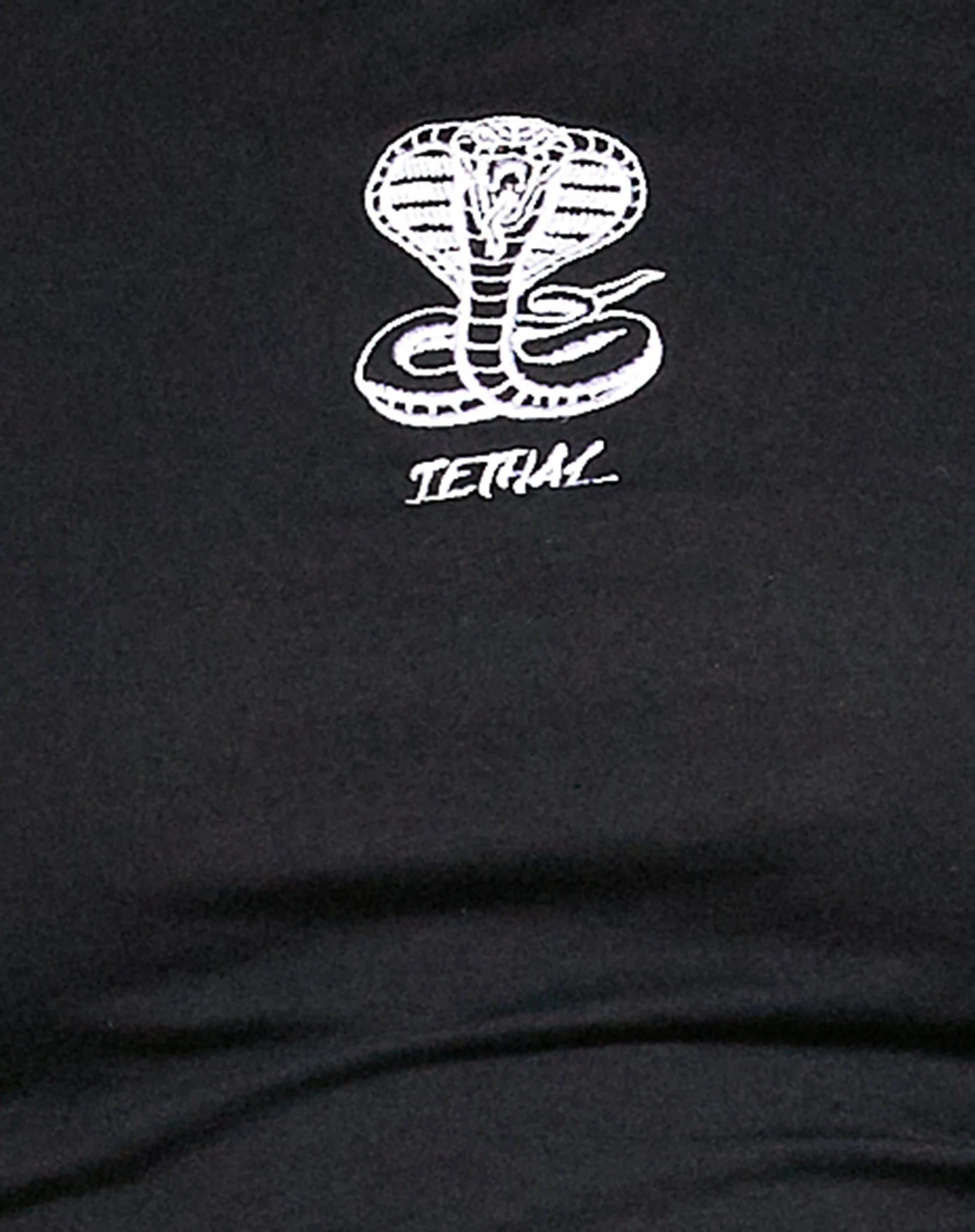Quelia Crop Top in Black Cobra 'Lethal' Embro - Image 9