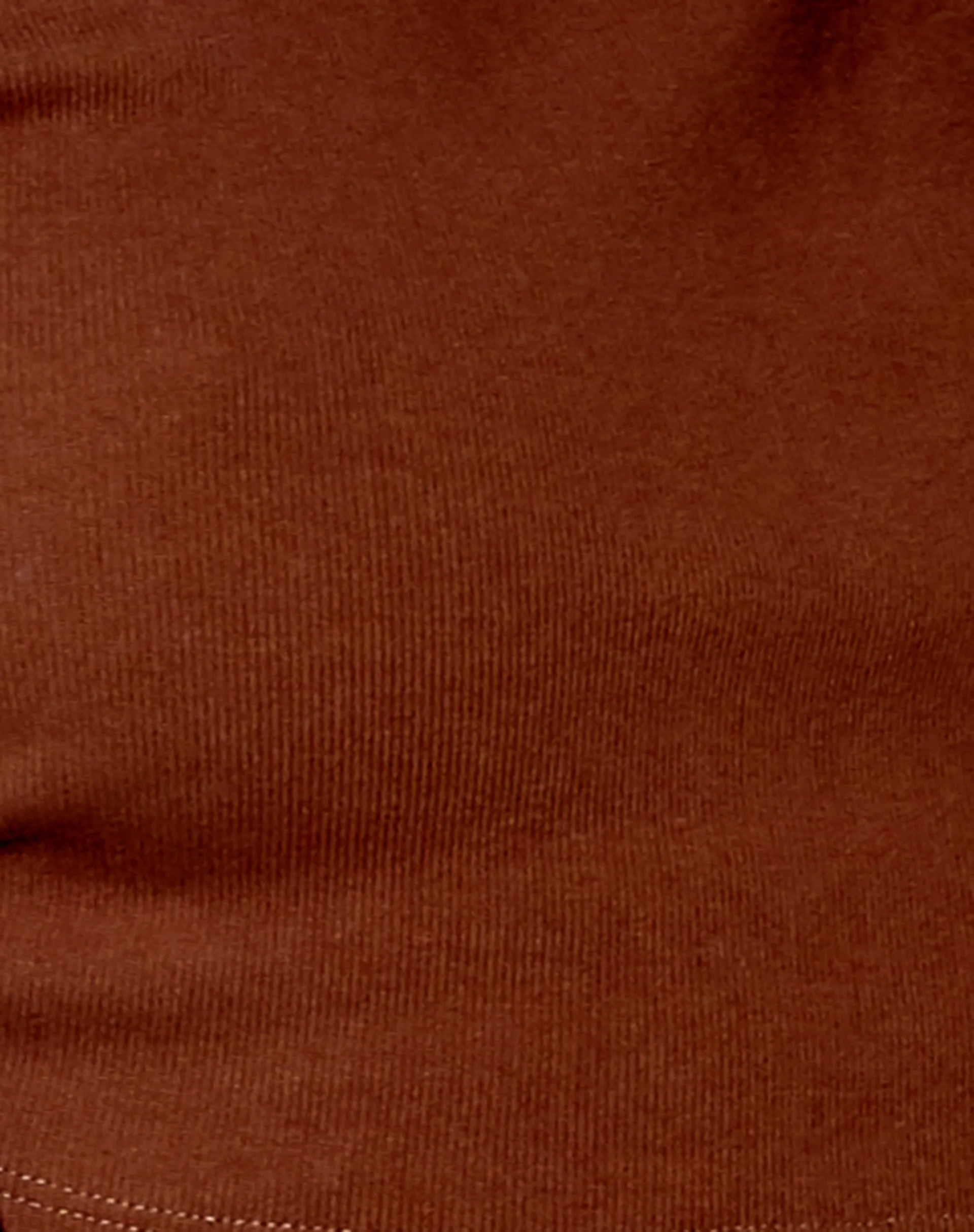 Quelia Crop Top in Rib Cocoa - Image 5