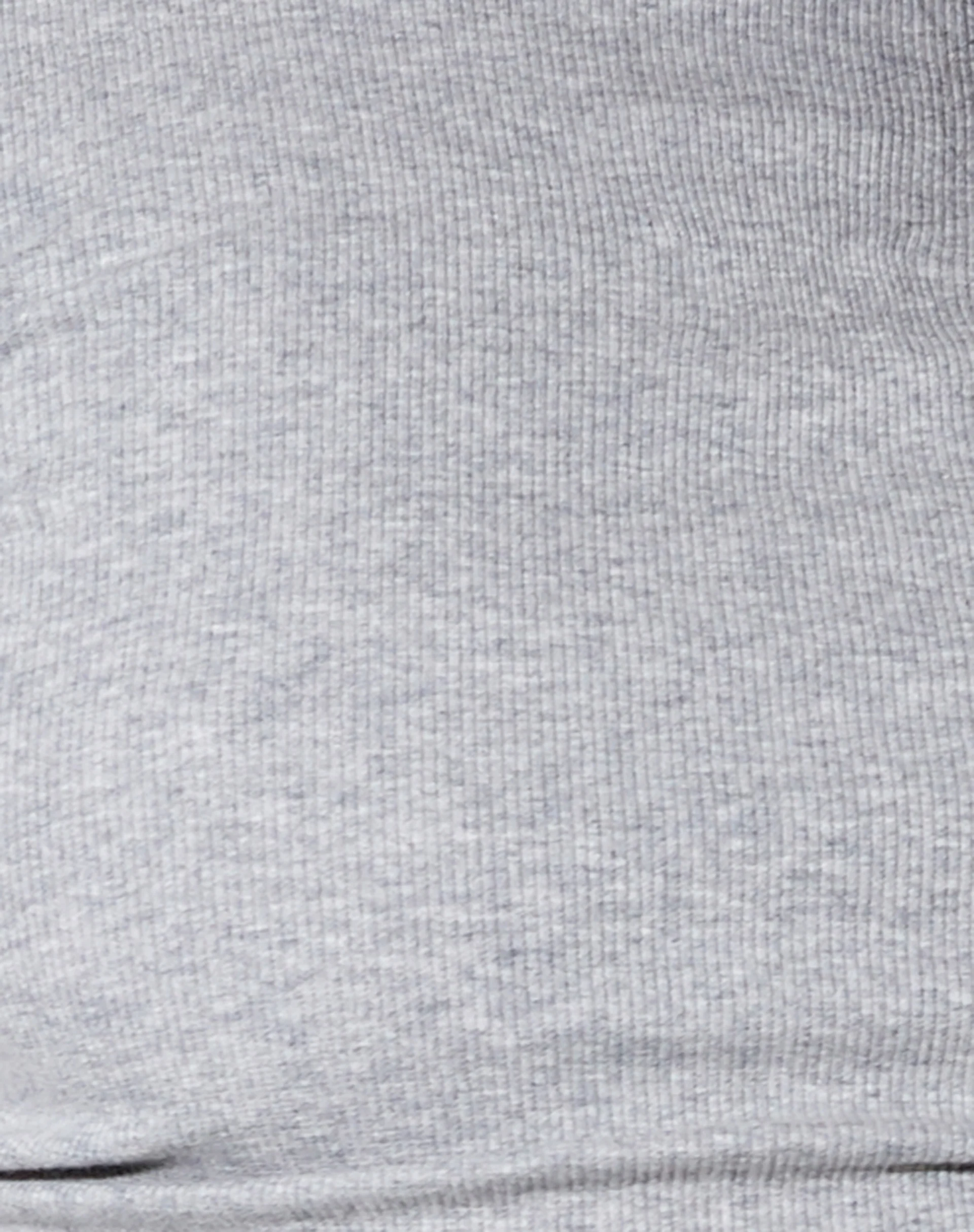 Quelia Crop Top in Rib Greymarl - Image 5