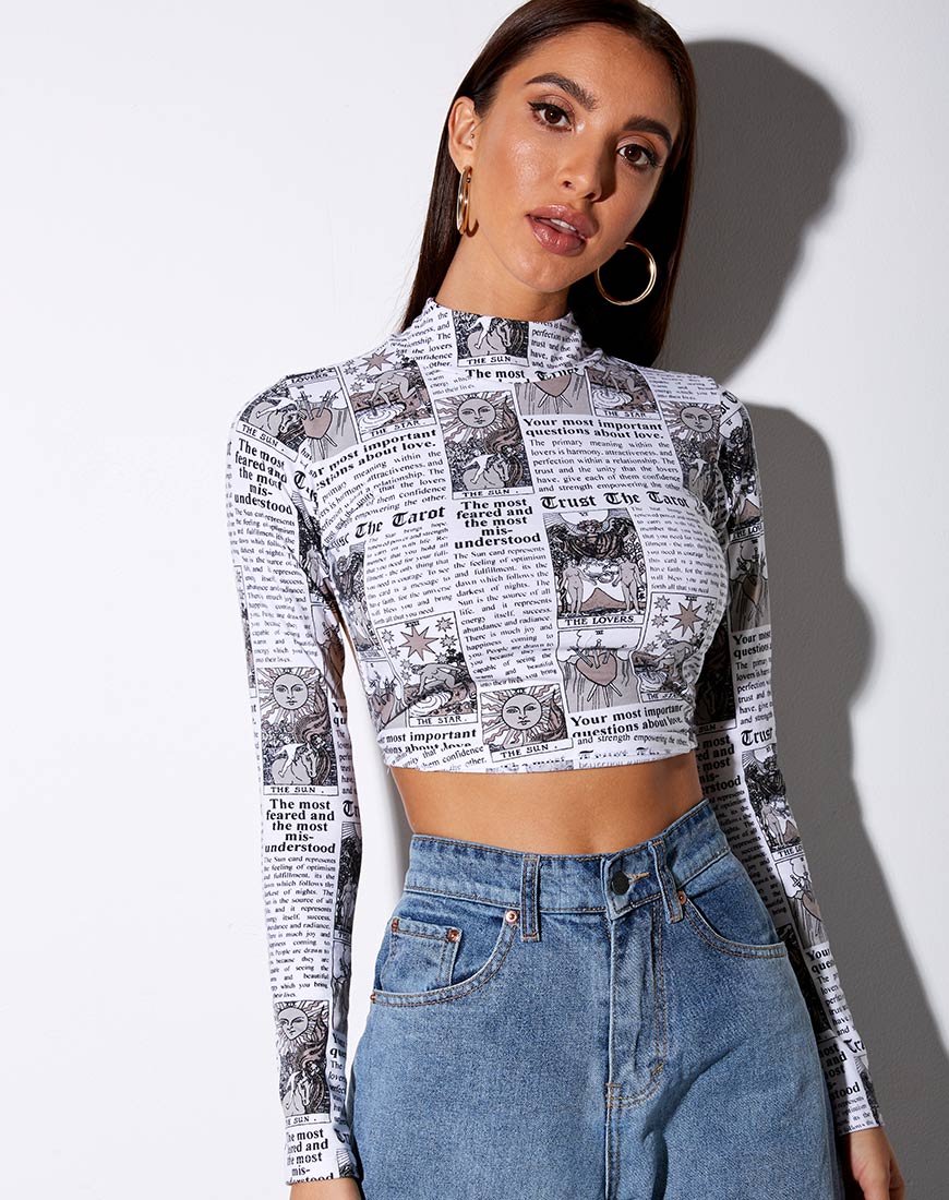 Quelia Crop Top in Tarot - Image 2