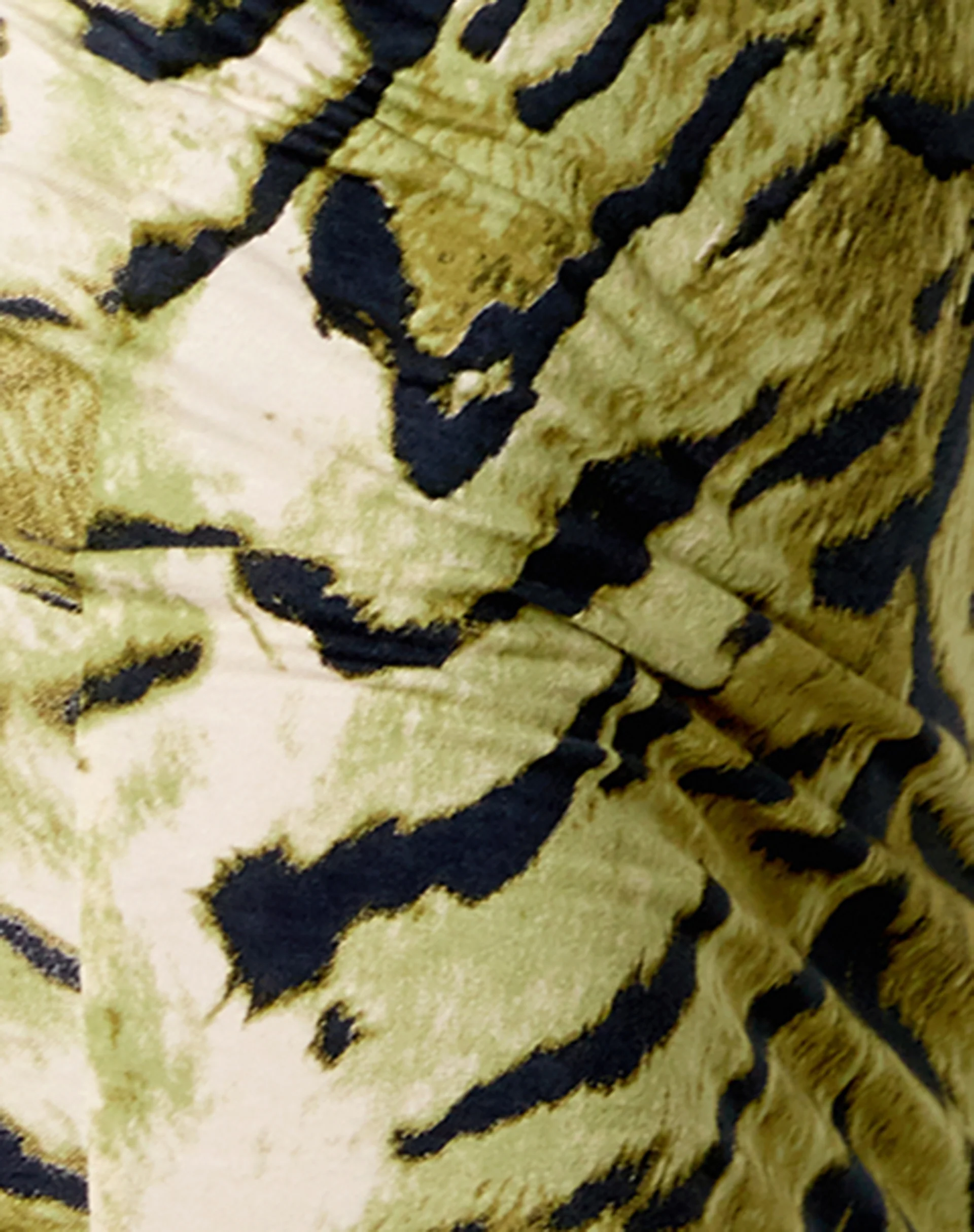 Quelin Backless Dress in Tiger Full Khaki Placement - Image 4