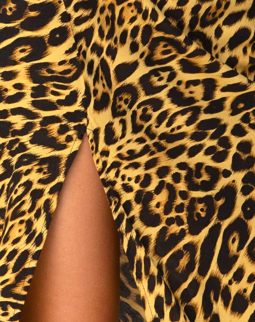 Quinty Dress in Leopard - Image 5