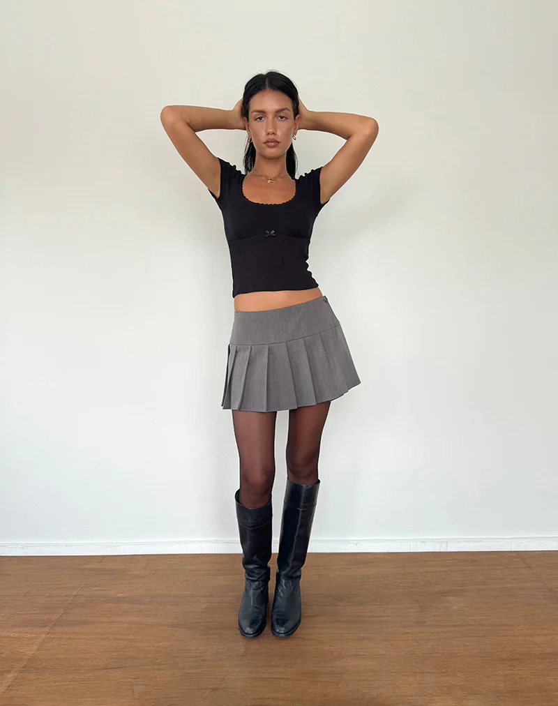 Rada Top in Rib Black - Image 5