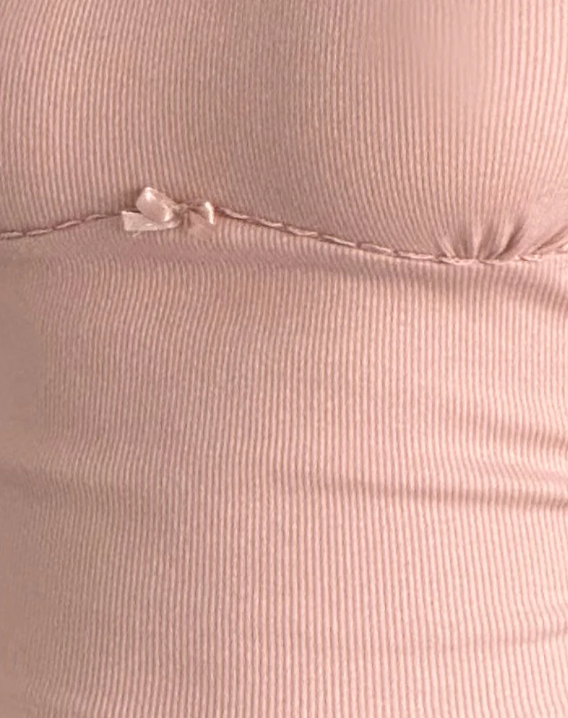 Rada Top in Rib Pink Lady - Image 6