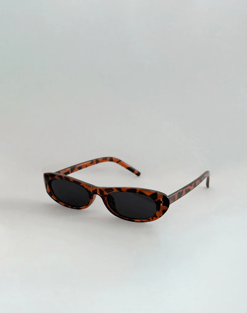 Radiata Rectangle Sunglasses in Tortoise Shell - Image 3