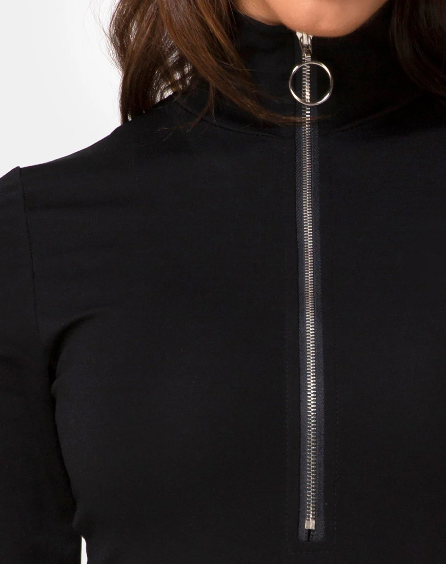 Radice Bodice in Ponti Black - Image 5