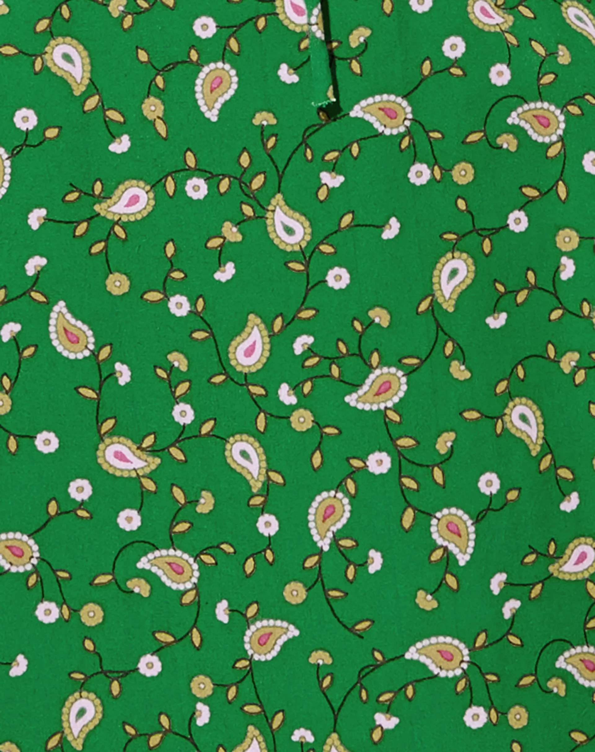 Raela Mini Dress in Paisley Fun Green - Image 5