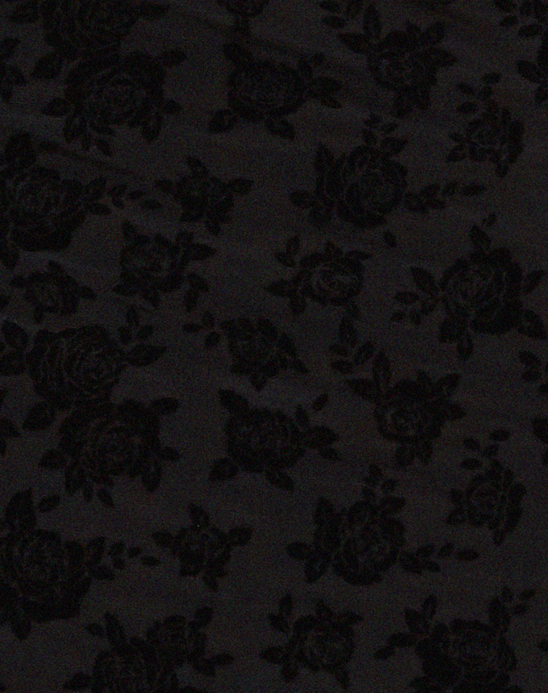 Rajhu Mesh Midi Skirt in Black Romantic Rose Flock - Image 6