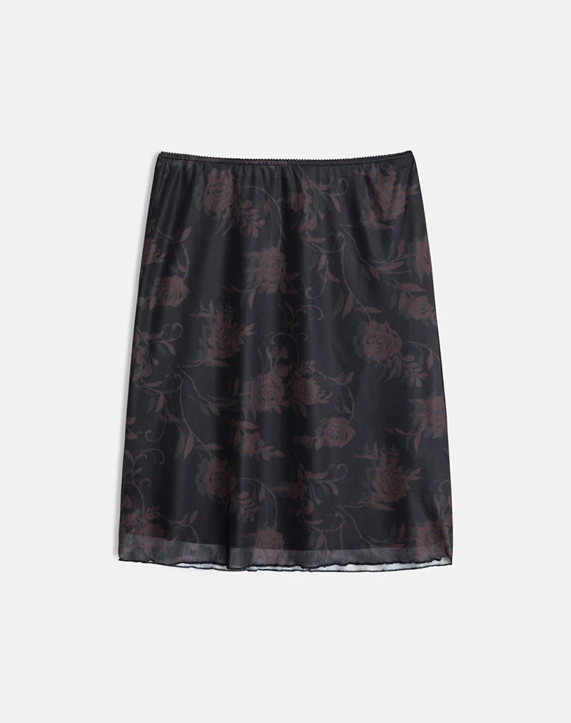 Rajhu Midi Skirt in Dynamic Rose - Image 6