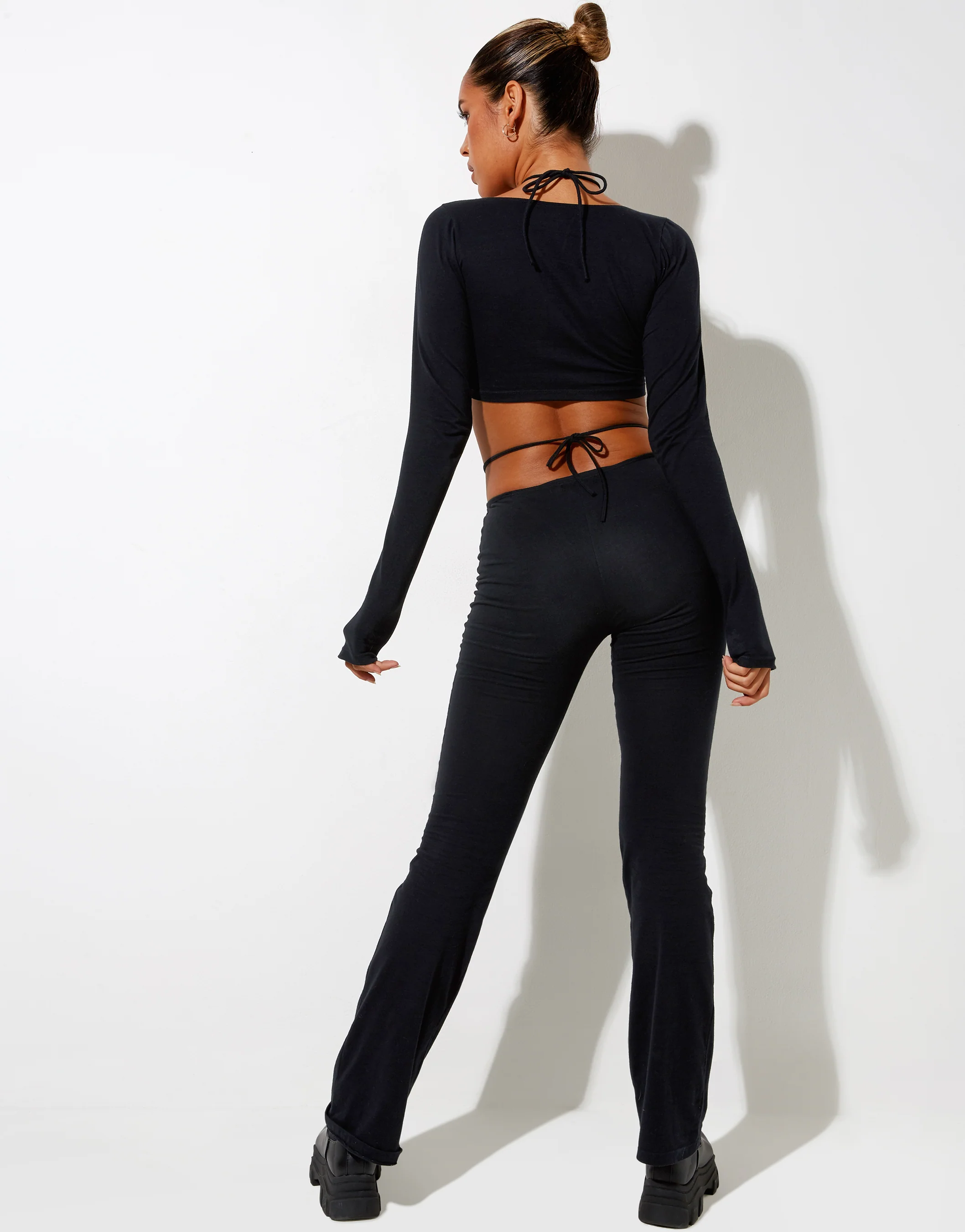 Rana Crop Top in Black - Image 4
