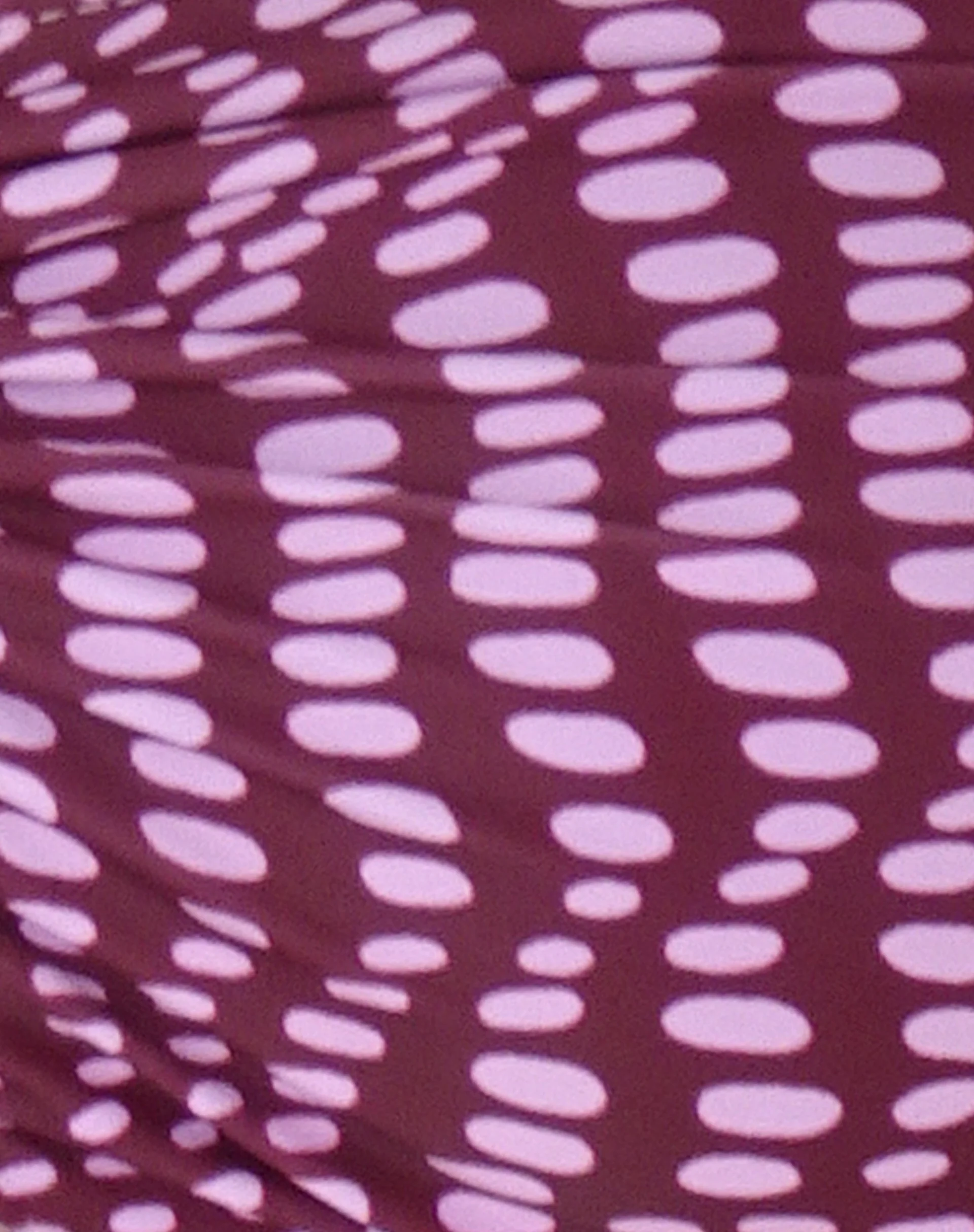 Raqui Bikini Top in Purple Irregular Polka - Image 8