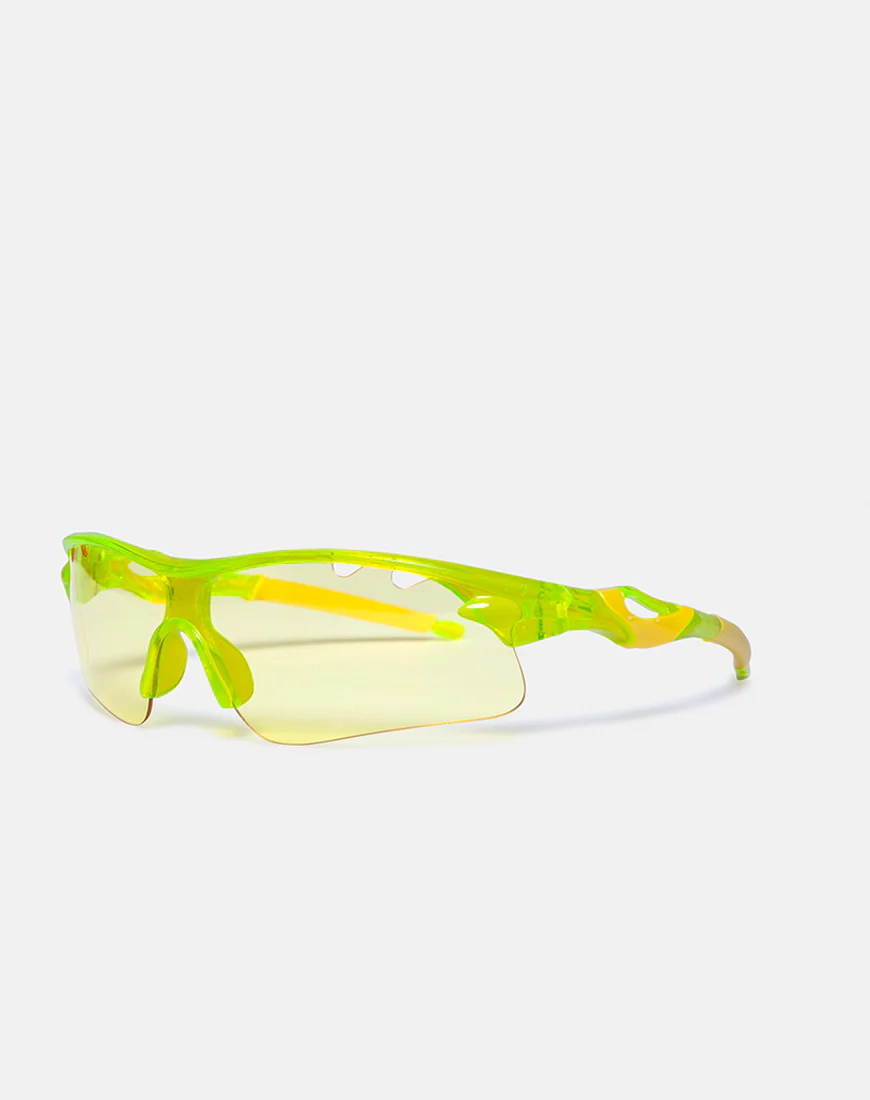 Rave Sunglasses in Yellow - Image 2