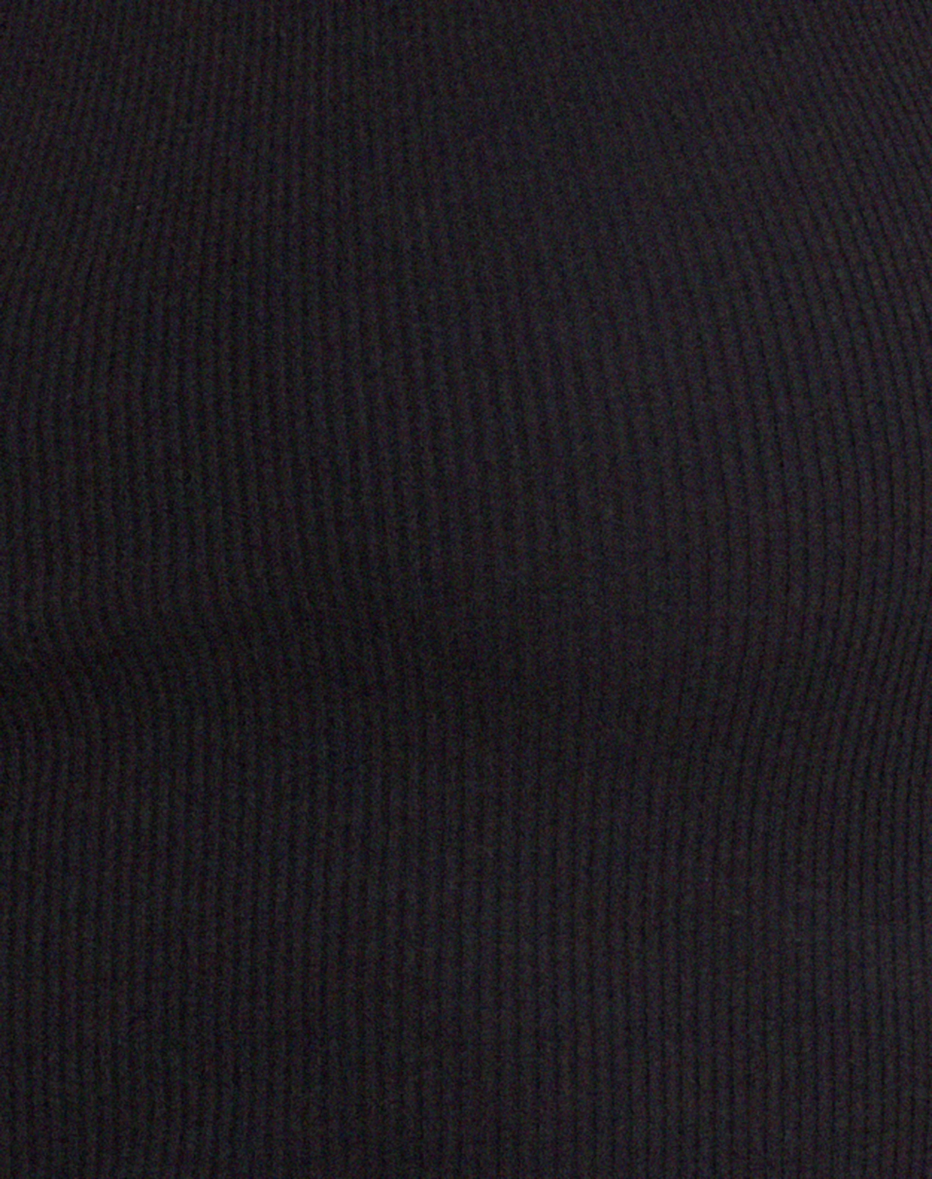 Rave Vest Top in Rib Black - Image 7