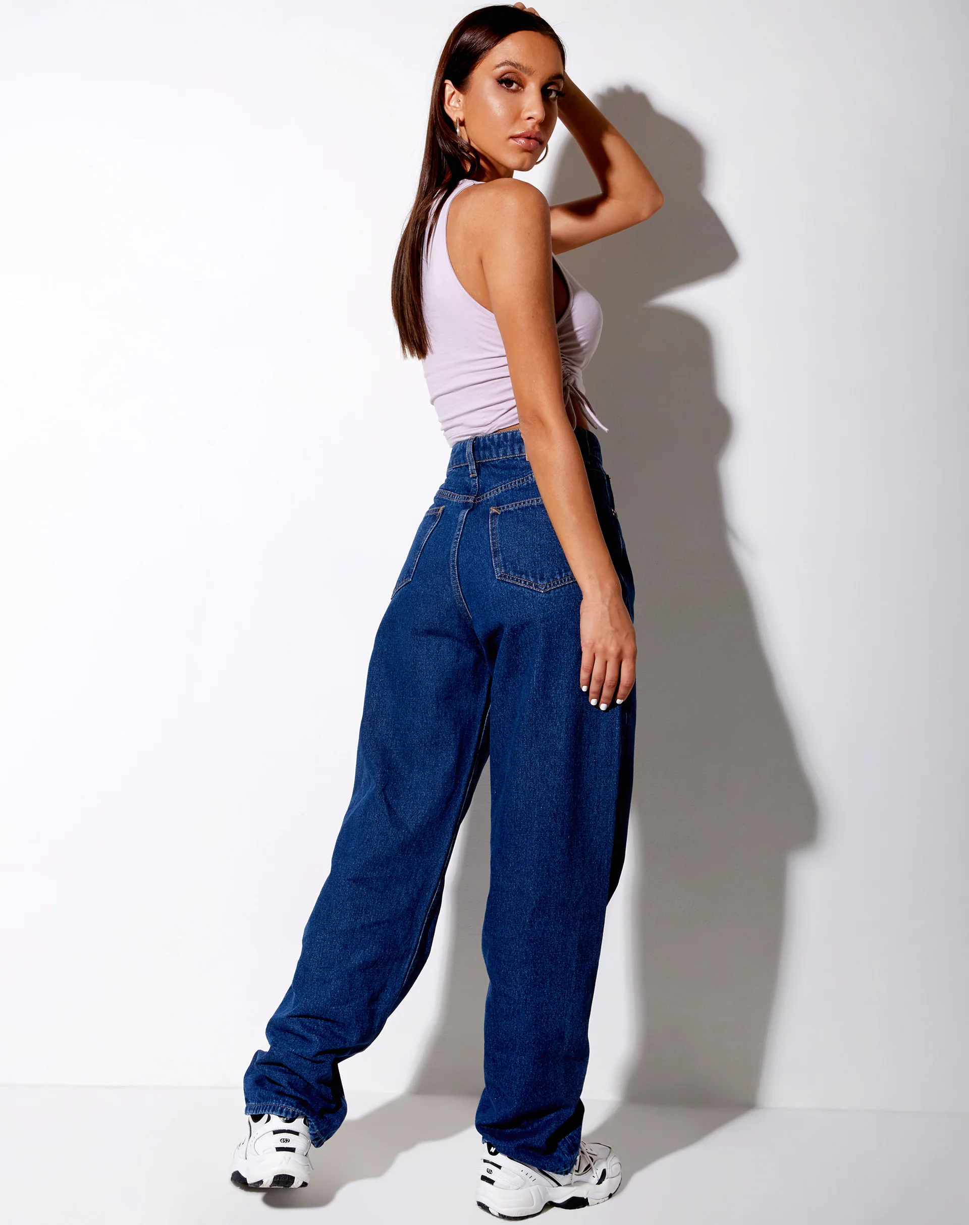 Raze Crop Top in Violet Cupid Embro - Image 4