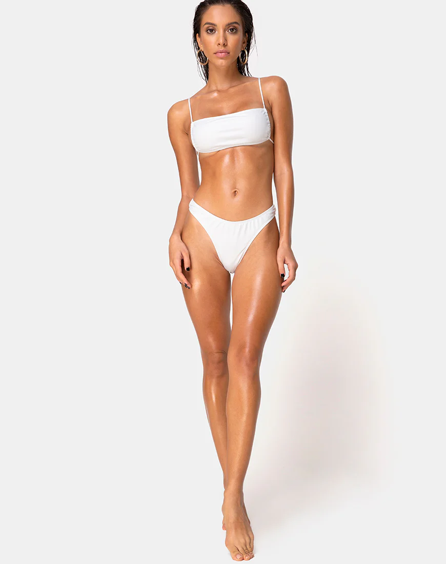 Reema Bikini Top in Ivory - Image 3