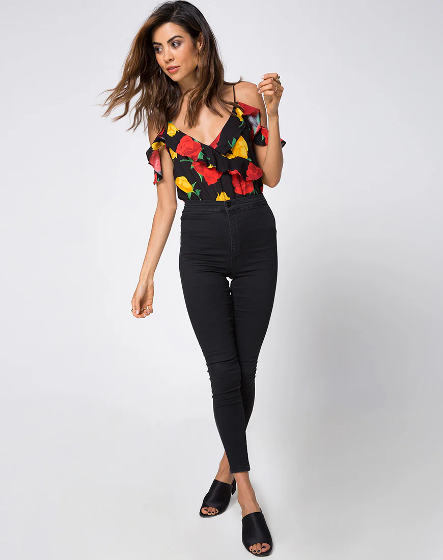 Reilly Cold Shoulder Bodice in Rose Romance - Image 3