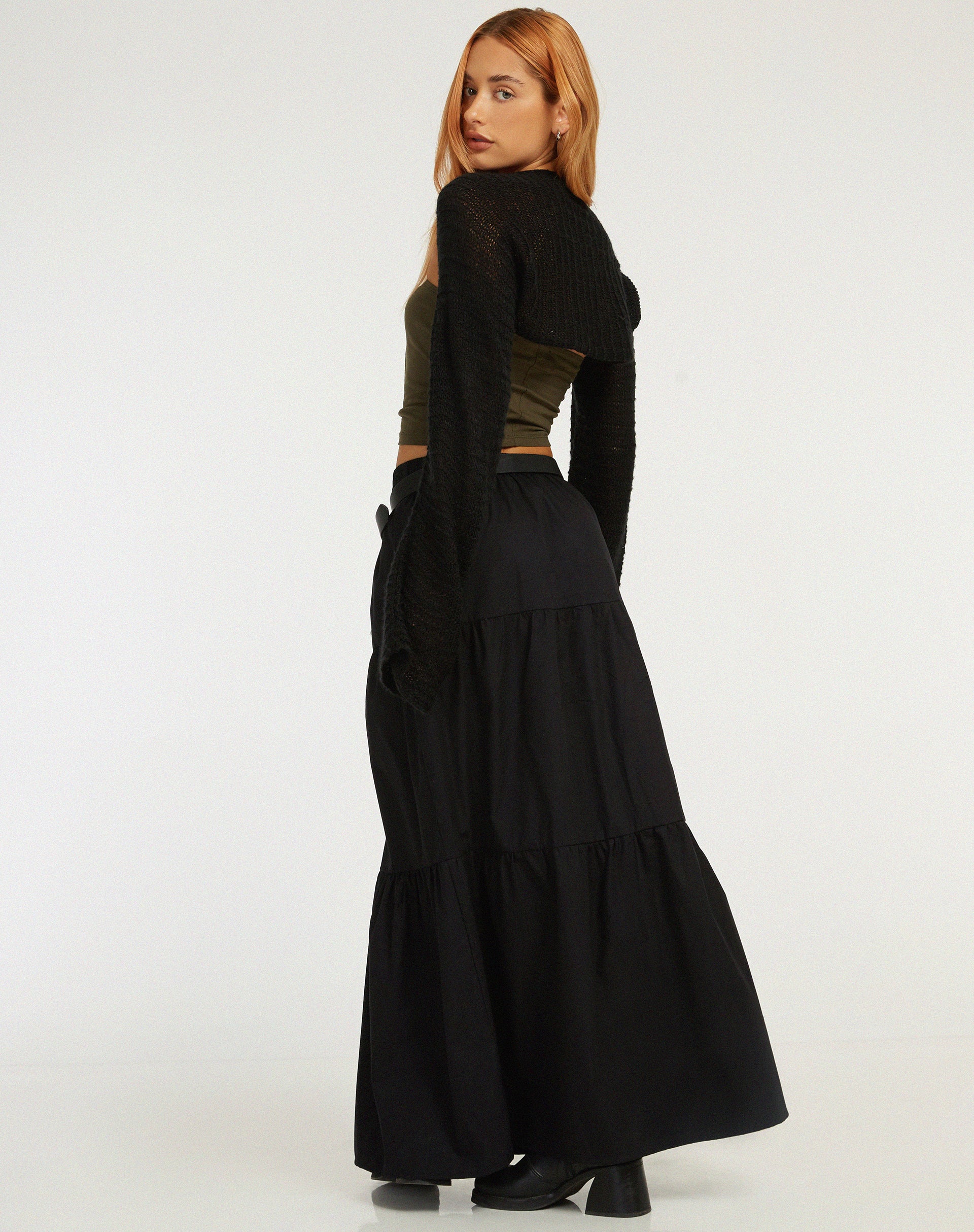 Remax Maxi Skirt in Black - Image 7