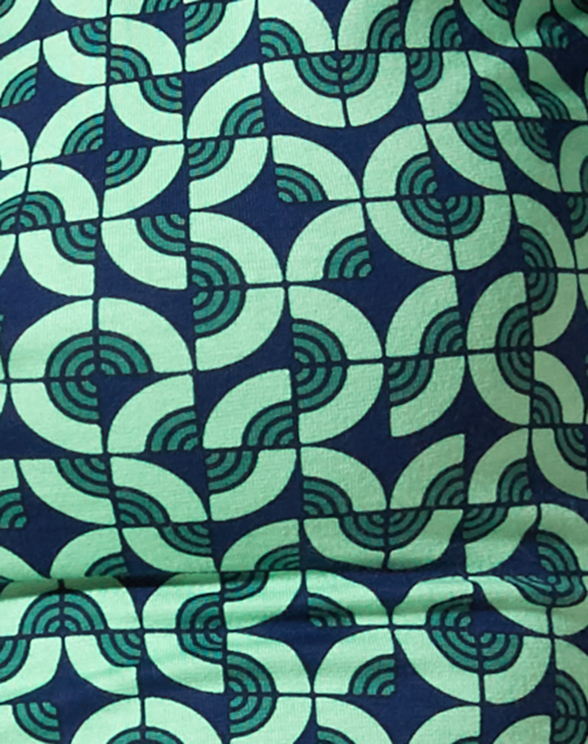 Rezul Crop Top in Retro Tile Green - Image 5