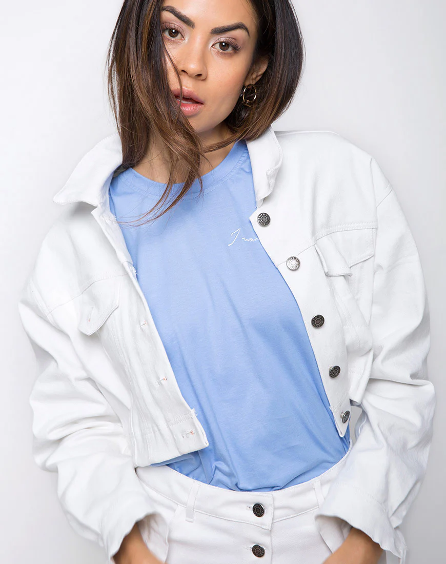 Rfd Denim Jacket in Denim White - Image 2