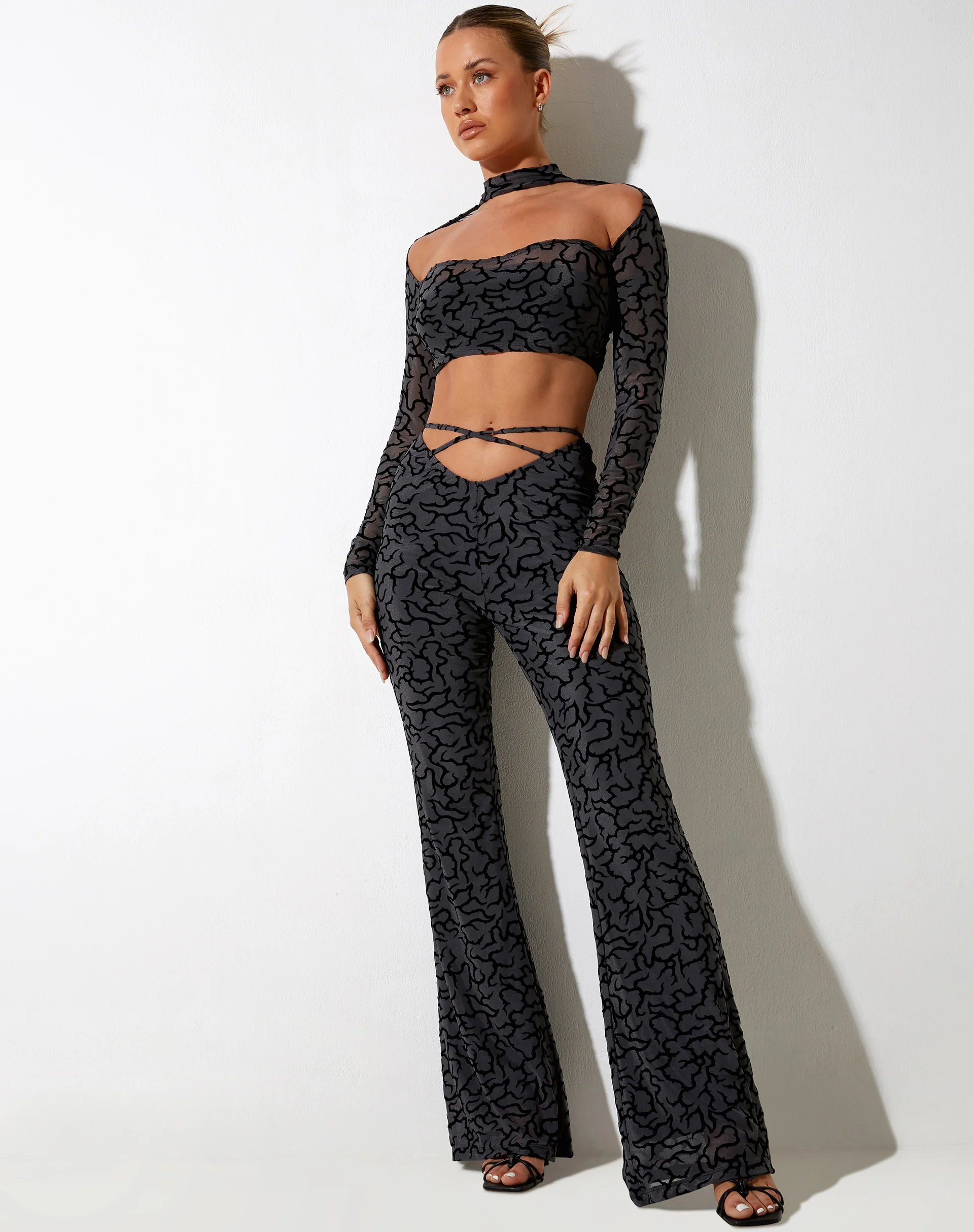Ribus Crop Top in Tribal Flock - Image 6
