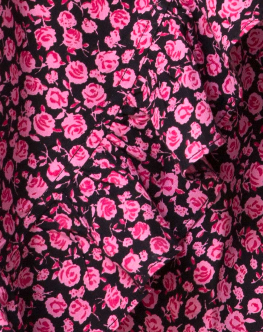 Rica Dress in Ditsy Rose Pink - Image 5