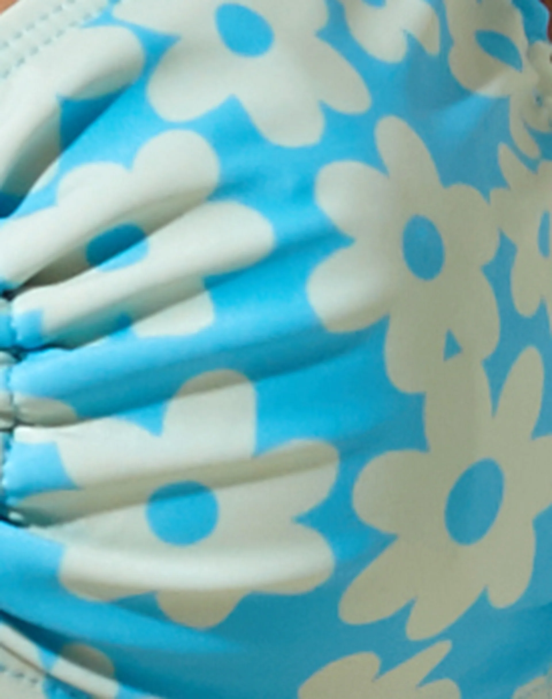 Ricoa Bikini Top in Retro Daisy Blue - Image 7