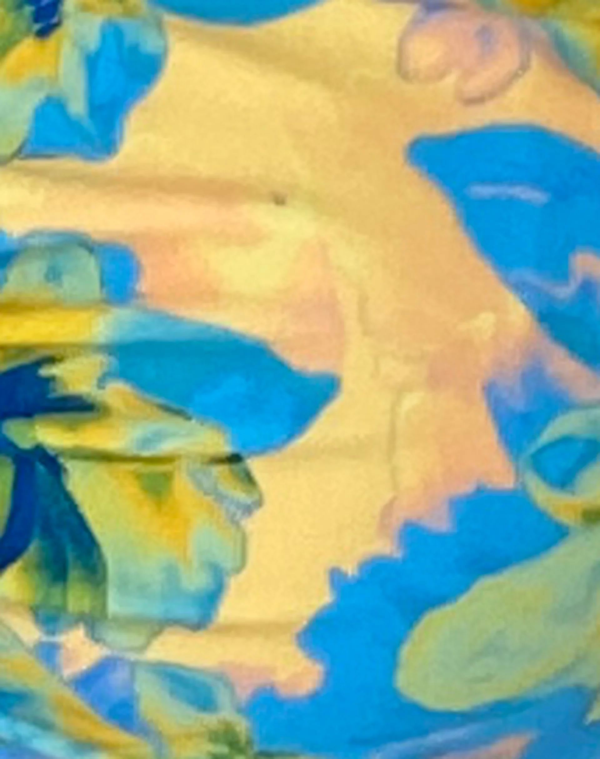 Ricoa Bikini Top in Blue Watercolour Floral - Image 7