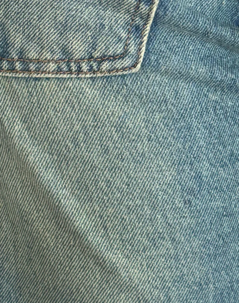 Rigid Low Rise Flare Jeans in Sea Green - Image 6