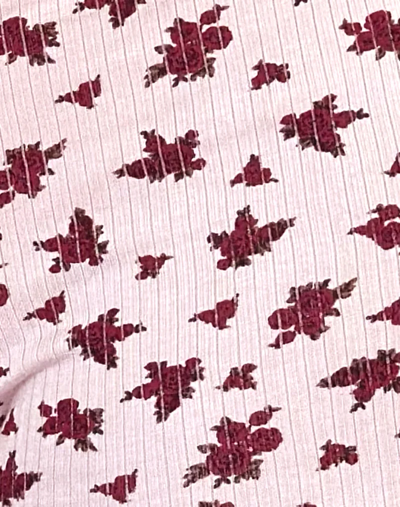 Ritulia Pyjama Shorts in Floral Fantasy Pink - Image 6