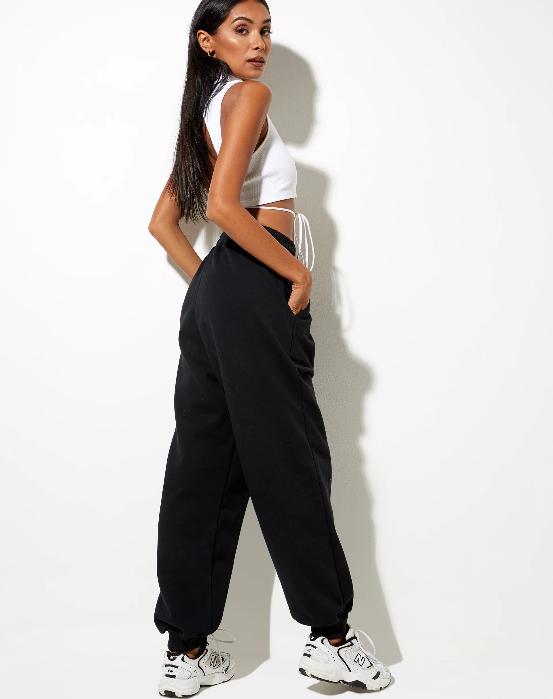 Roider Jogger in Black Mushroom Red Embro - Image 2