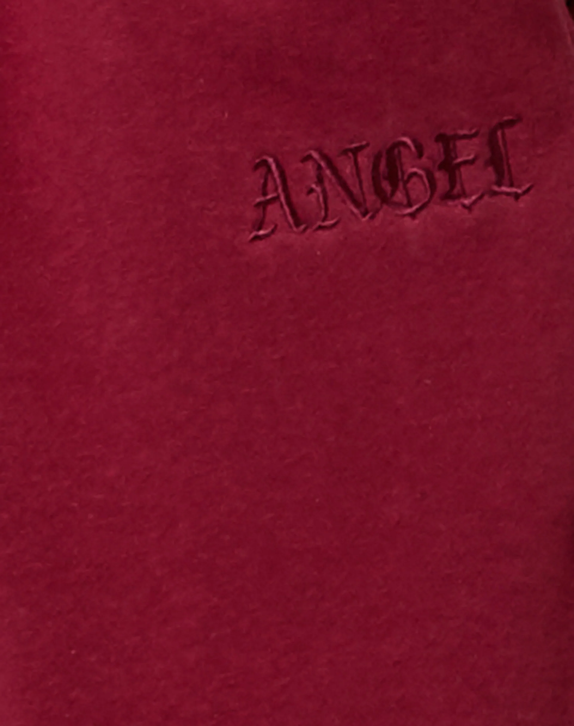 Roider Jogger in Burgundy 'Angel' Embro - Image 5