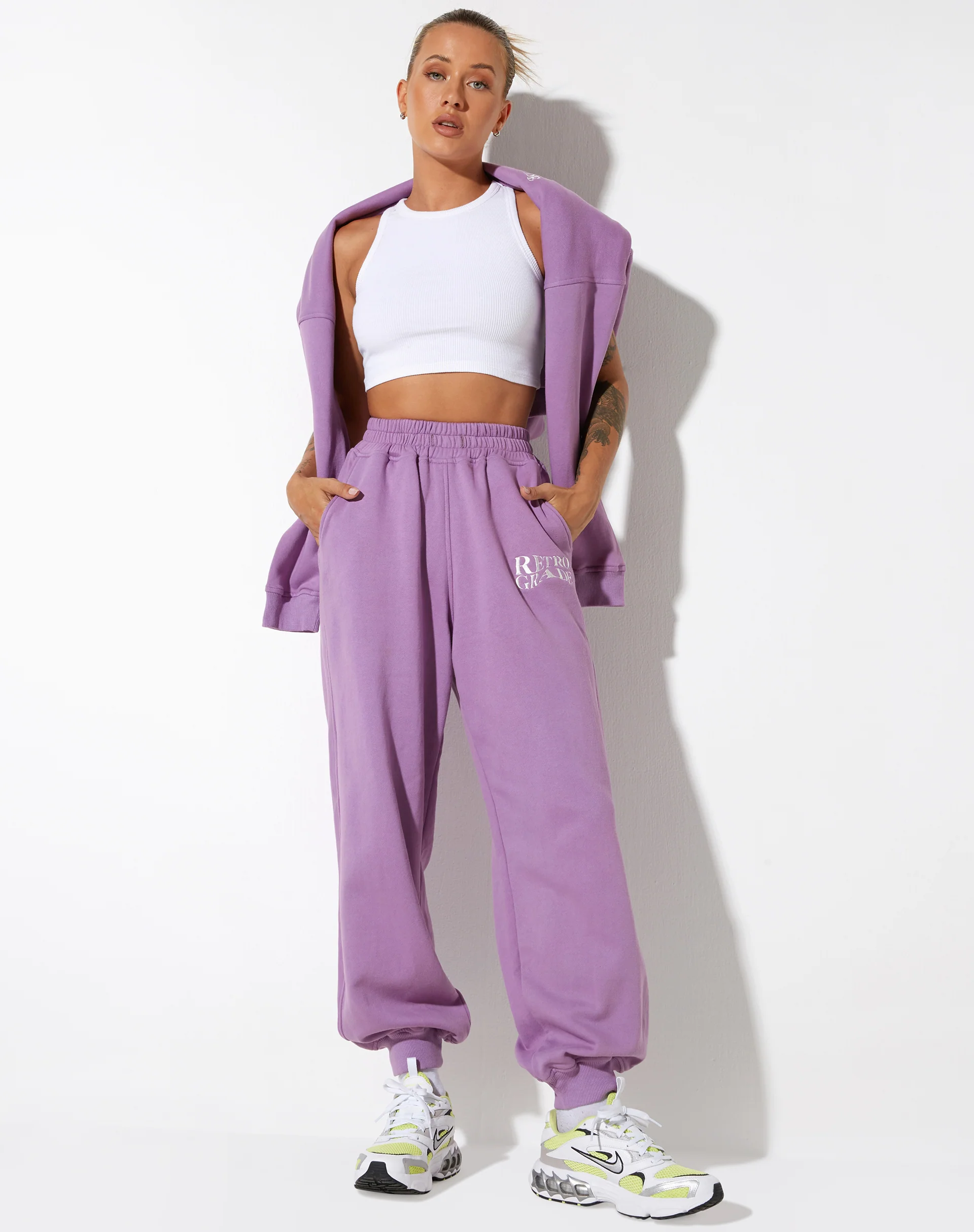 Roider Jogger in Lavender Retro Grade Embro - Image 5