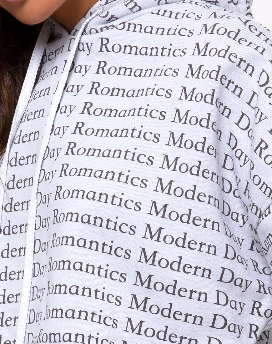 Roky Hoody in Modern Day Romantics Grey - Image 6