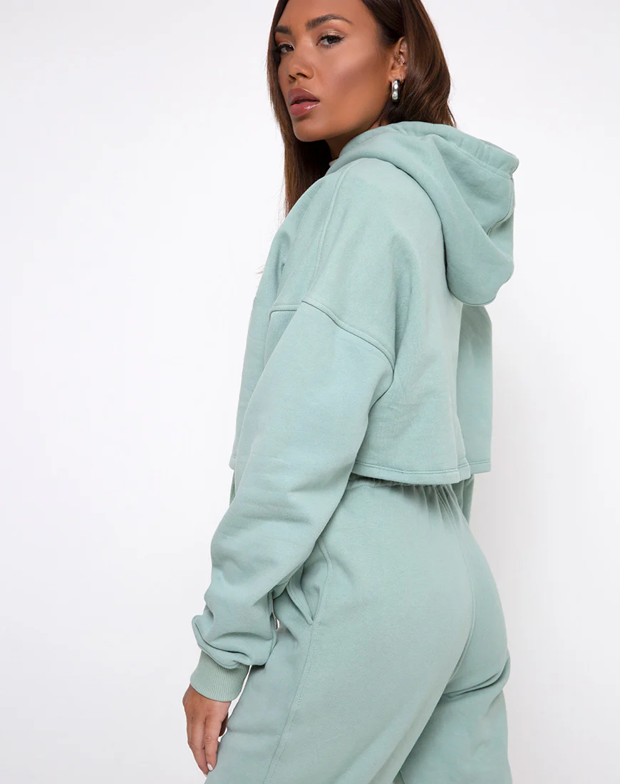 Roky Hoodie in Seafoam Angelo Embro - Image 2