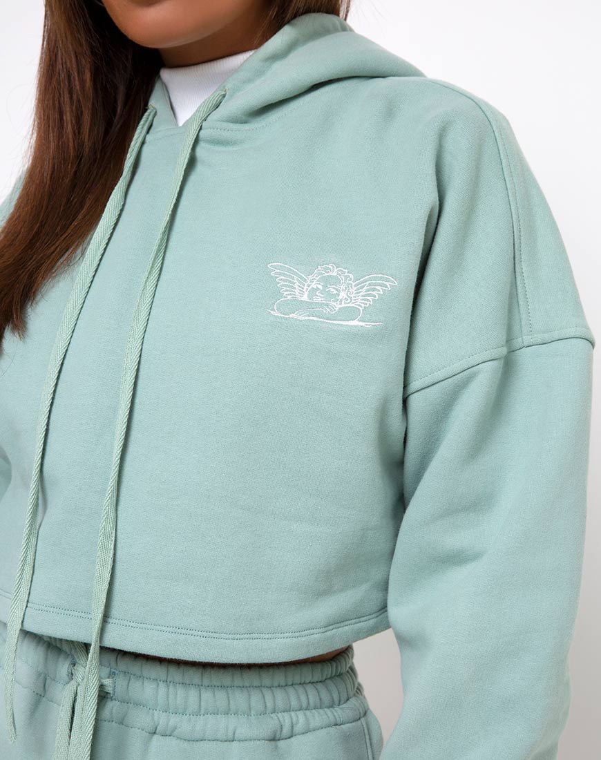 Roky Hoodie in Seafoam Angelo Embro - Image 5