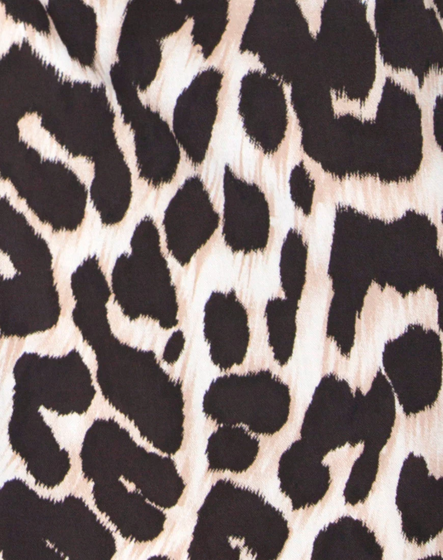 Romeo Plunge Playsuit in Oversize Jaguar - Image 5