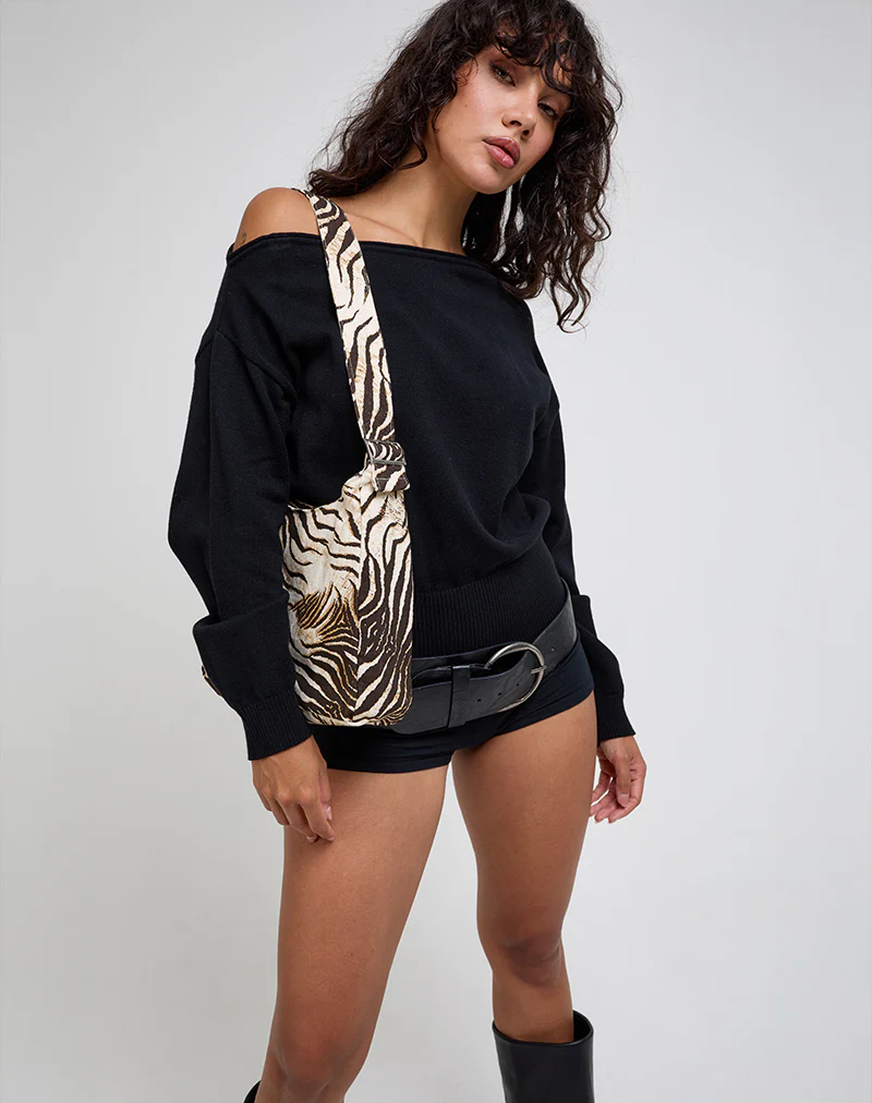 Roscoe Bag with Large Wild Animal Print - Image 3