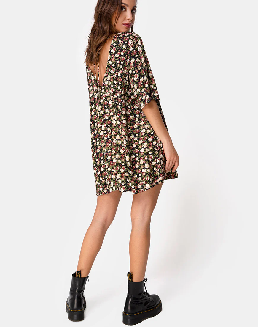 Rosella Swing Dress in Courtney Floral - Image 4